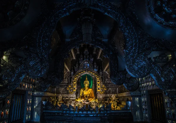 Vista del templo de plata en Chiang Mai Tailandia — Foto de Stock