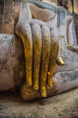 Tayland Sukhothai tarihi parkta Buddha