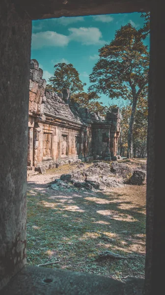 Parc historique Phanom Rung vue aérienne à Buriram, Thaïlande — Photo