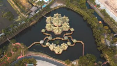 Antik Şehir, Muang Boran, Tayland, Bangkok 'ta hava görüntüleri