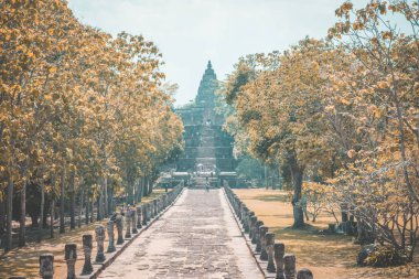 Phanom Rung tarihi Park havadan Görünümü Buriram, Tayland