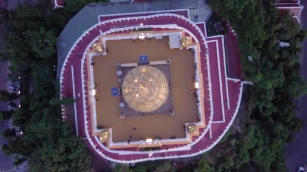 Vista Aérea Templos Bangkok Tailandia — Vídeos de Stock
