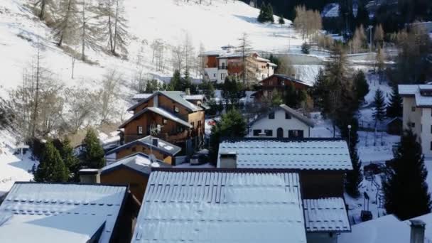 Plagne Vue Aérienne Dans Les Alpes Françaises France — Video