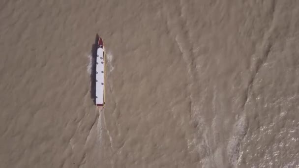 Tempels Luchtfoto Bangkok Thailand — Stockvideo