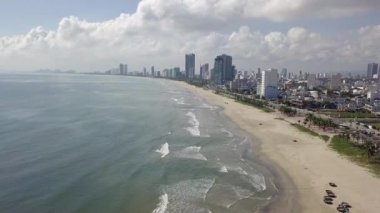 Da Nang plaj manzarası Orta Vietnam 'da
