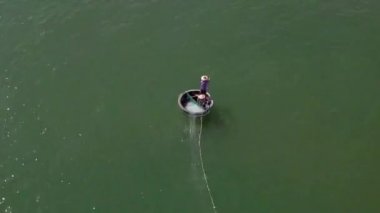 Da Nang plaj manzarası Orta Vietnam 'da