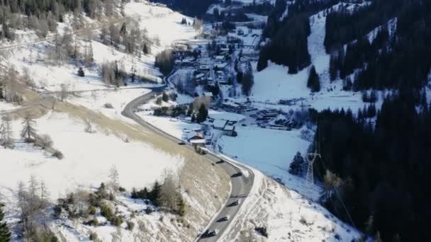 프랑스의 프랑스 알프스 산맥에서 바라본 라플라 — 비디오