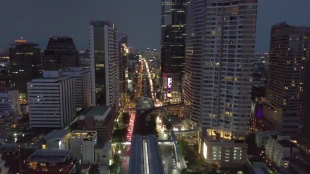 Chong Nonsi Vue Aérienne Dans Centre Bangkok Thaïlande — Video