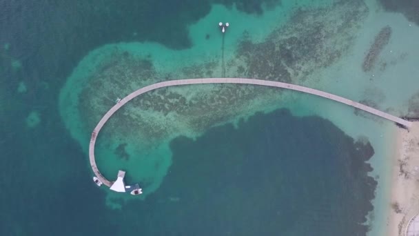 Martinique Insel Und Strand Luftaufnahme Karibischen Inseln — Stockvideo