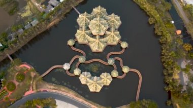 Antik Şehir, Muang Boran, Tayland, Bangkok 'ta hava görüntüleri