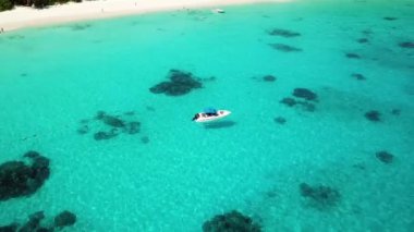 Similan adası ve Tayland 'da deniz manzarası