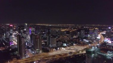 Tayland 'da Bangkok' ta Rama 9 hava manzarası