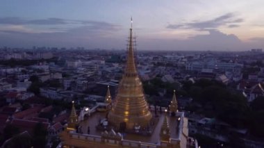 Tayland, Bangkok 'taki tapınak manzarası
