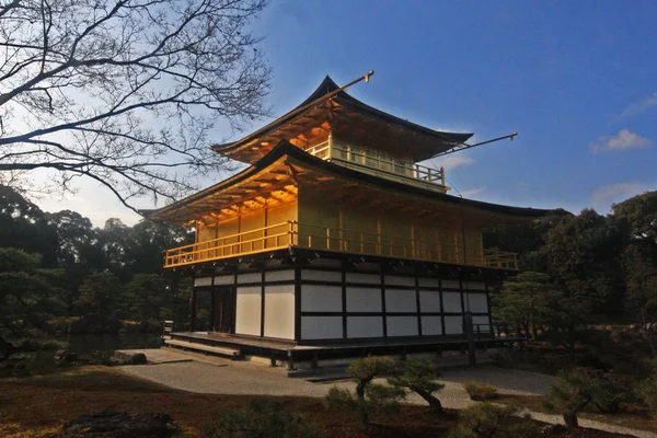 Κινκάκου Ji Golden Pavillion στο Κιότο Ιαπωνία — Φωτογραφία Αρχείου