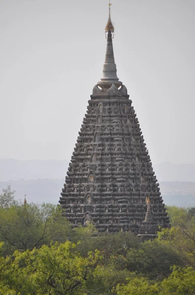 Gamla Bagan tempel och ruiner i Myanmar — Stockfoto