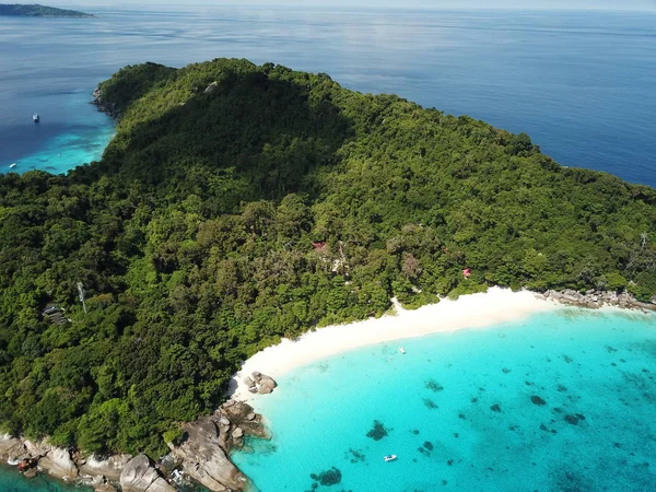 Luchtfoto van het eiland Similan in Thailand — Stockfoto