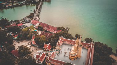 Koh Samui Tayland Büyük Buda hava görünümü