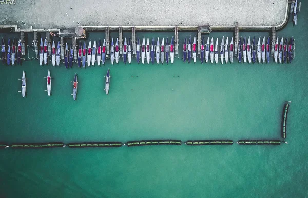 Vistas do nascer do sol em Veneza de cima — Fotografia de Stock