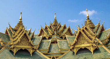 Bangkok Tayland Antik Şehir Muang Boran Tapınaklar