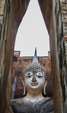 Tayland Sukhothai tarihi parkta Buddha