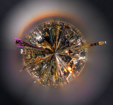 Bangkok Tayland 'dan Siyam ve Rachathewi manzarası