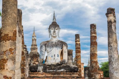 Tayland Sukhothai tarihi parkta Buddha