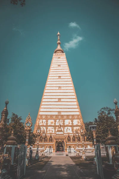Ubon Thani tempio vista in Thailandia orientale — Foto Stock