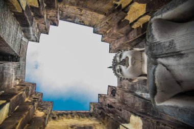 Tayland Sukhothai tarihi parkta Buddha