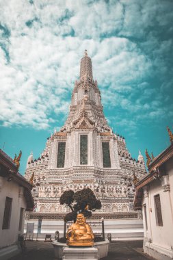 Bangkok Tayland Wat Arun tapınağının manzarası
