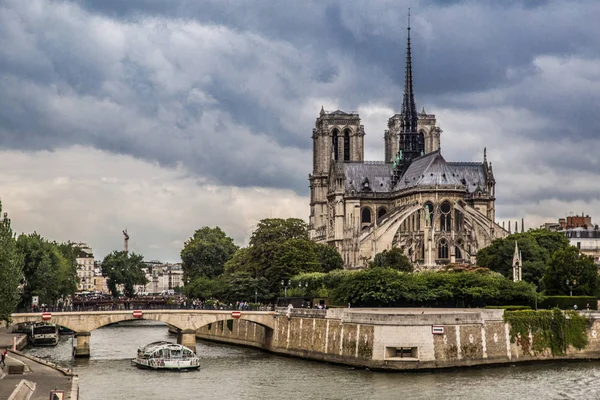 Katedra Notre de Dame de Paris we Francji — Zdjęcie stockowe