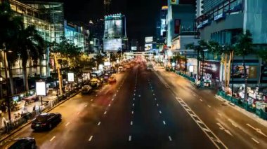 Tayland 'da Bangkok sokağı ve tapınak zamanı