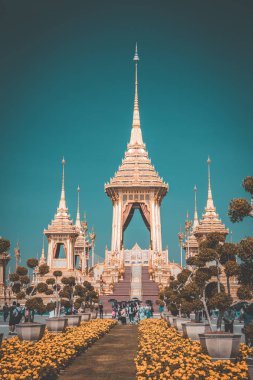 Bangkok Tayland Kraliyet Krematoryumu Kral Bhumibol