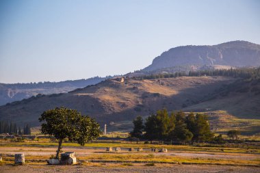 Türkiye Hierapolis'te Pamukkale havuz terasları