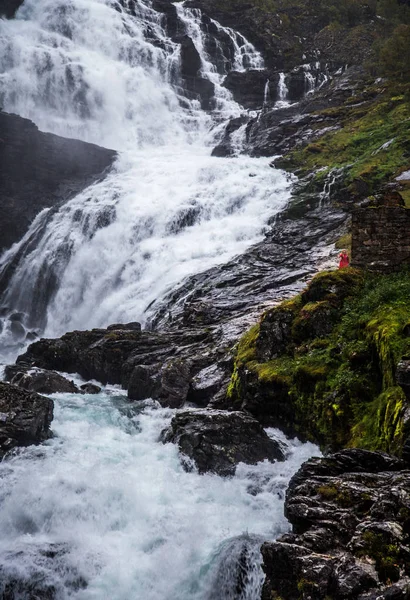 Norveç'te Bergen yakınlarındaki bazı Şelale manzaraları — Stok fotoğraf