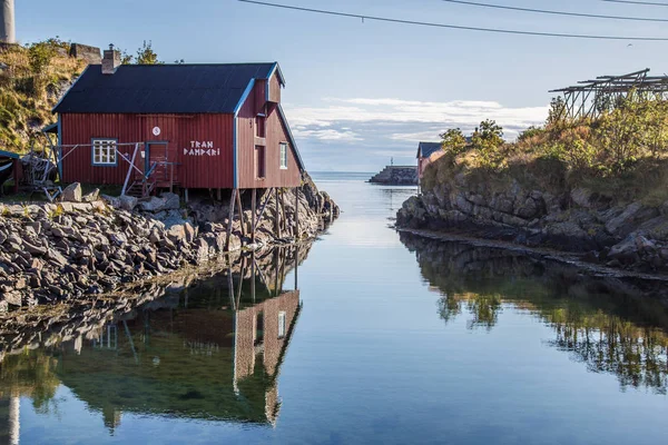 Θέα της Ρεν στα νησιά Λοφότεν, στη Νορβηγία — Φωτογραφία Αρχείου