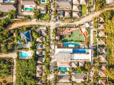 Tayland Phuket Villa havadan görünümü