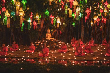 Fenerler festivali, Yee Peng ve Loy Khratong Chiang Mai, Tayland