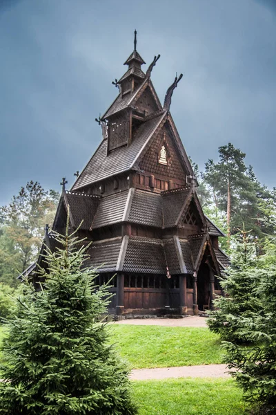 Norveç'te Oslo Folkemuseum Stave kilise