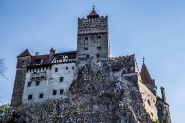 Romanya Transilvanya'daki Drakula'nın Bran Kalesi