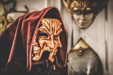 Venedik İtalya 'daki cadde ve kanalların manzarası