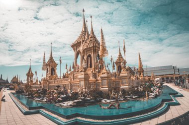 Bangkok Tayland Kraliyet Krematoryumu Kral Bhumibol