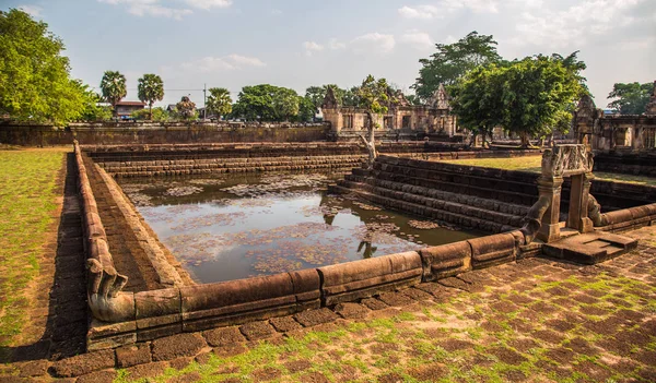 Phanom Rung Historical Park flygplatsutsikt i Buriram, Thailand — Stockfoto