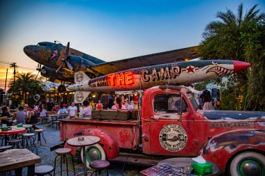 Bangkok Tayland Antik Şehir Muang Boran Tapınaklar