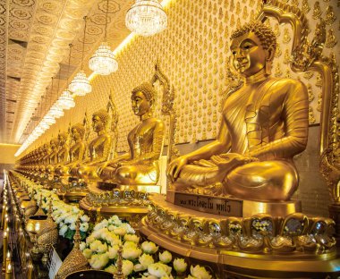 Bangkok Tayland Antik Şehir Muang Boran Tapınaklar