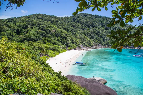 Similan island views from the beach and above, in Thailand — Stock Photo, Image