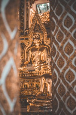 Doğu Tayland Ubon Thani tapınak görünümü