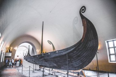 Oslo Viking Norveç 'teki ahşap gemi müzesi