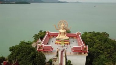 Phuket, Tayland'da Büyük Buda heykeli havadan görünümü