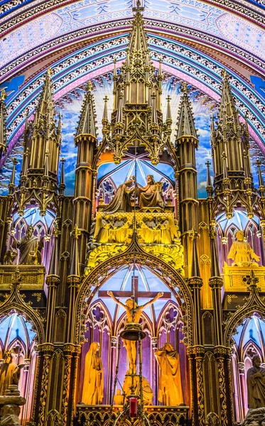 Cathédrale Notre-Dame de Montréal au Canada — Photo