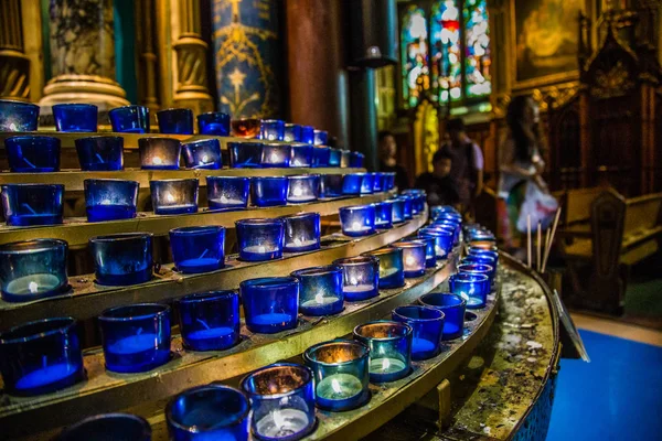 Katedra Notre Dame w Montrealu w Kanadzie — Zdjęcie stockowe
